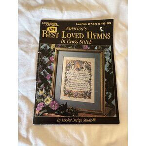 Americas Best Loved Hymns In Cross Stitch By Leisure Arts Booklet